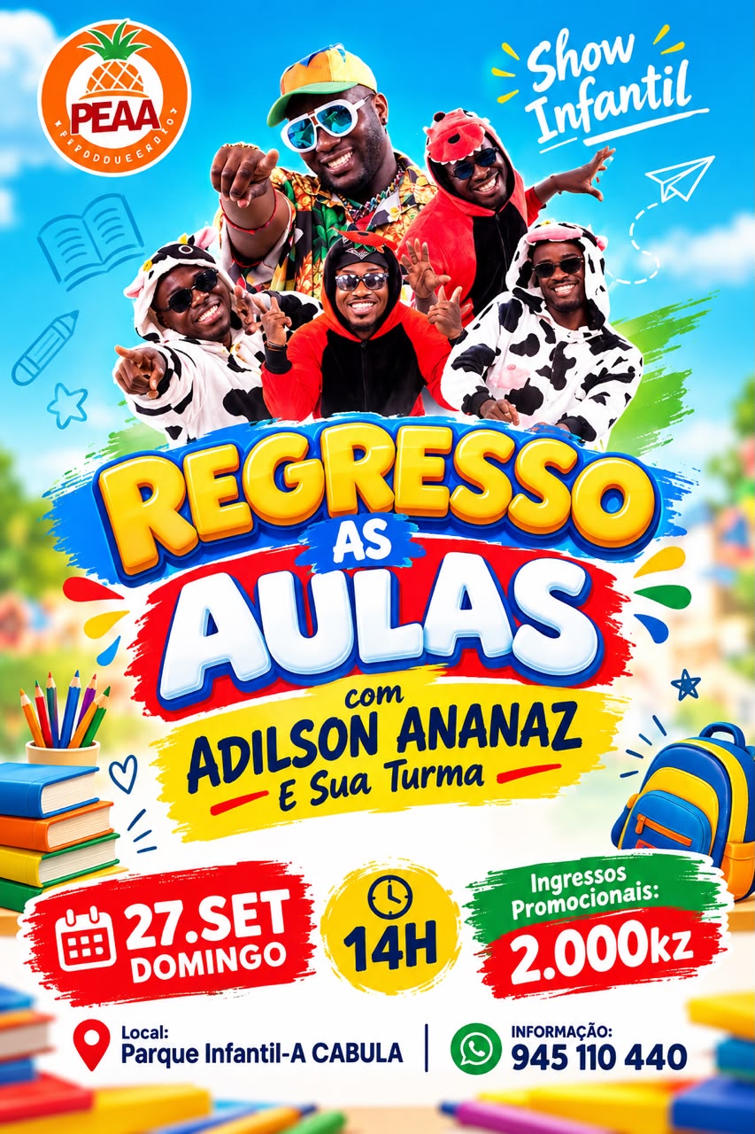 O REGRESSO ÀS AULAS EM GRANDE COM ADILSON ANANAZ E A SUA TURMA