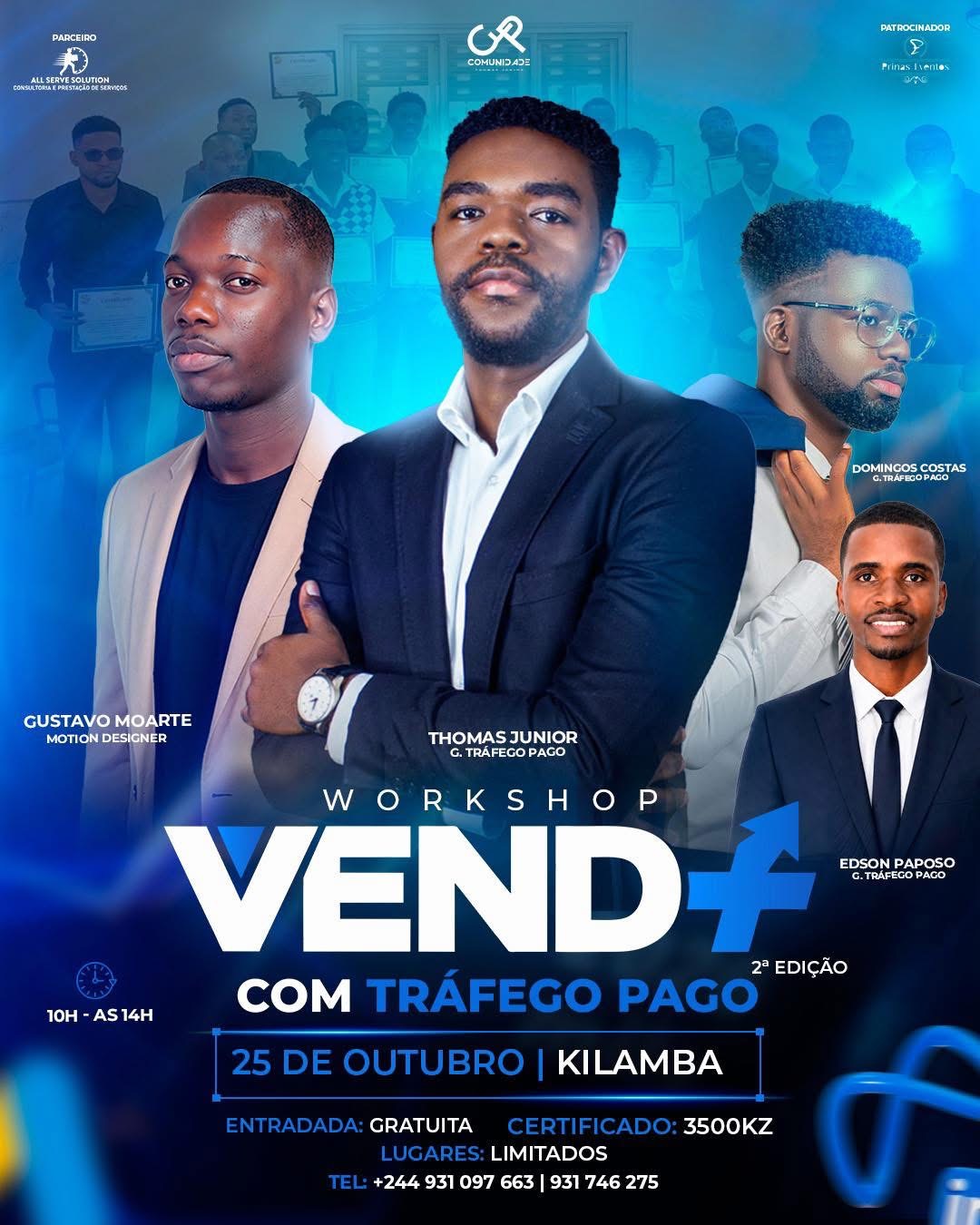 Workshop Venda + Com Tráfego Pago 2a Edição 